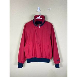 Womens Large The North Face Pink 1/2 Zip Jacket